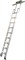 Стеллажная лестница Krause Stabilo Т-образная шина, 9 ступеней 815644 - фото 320891