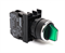Переключатель EMAS 0-1 с подсветкой светодиод 100-230V AC, с фиксацией, зеленый 1НО B1Y0SL20Y - фото 323232