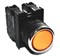 Нажимная кнопка EMAS желтая с подсветкой желтым светодиодом 12-30V AC/DC, (2НЗ) B282DS - фото 323386
