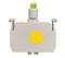 Блок-контакт подсветки EMAS с желтым светодиодом 12-30V AC/DC CB8 - фото 323699 Блок-контакт подсветки EMAS с желтым светодиодом 12-30V AC/DC CB8 - фото 323699