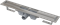 Водоотводящий желоб AlcaPlast с порогами для перфорированной решетки, горизонтальный сток, 750 мм - фото 336755