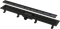 Душевой лоток AlcaPlast APZ10BLACK 750 мм с порогами для решетки (с решеткой), черный - фото 337124