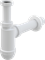 Бутылочный сифон AlcaPlast A43 5/4"x40 мм для раковины (пластик), под донный клапан, белый - фото 337515