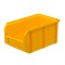 Пластиковый ящик Стелла-техник V-2-желтый - фото 344947