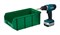 Пластиковый ящик Стелла-техник V-3-К3-зеленый - фото 345339