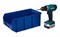 Пластиковый ящик Стелла-техник V-3-К3-синий - фото 345351
