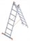 Алюминиевая двухсекционная лестница Sarayli 2x7 ступеней 4207 - фото 350330
