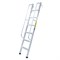Приставная стеллажная лестница Мегал с поручнями ЛПСп-2,0 - фото 377540