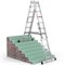 Двухсекционная телескопическая лестница-стремянка CAGSAN TA002 2x6 - фото 381068 Двухсекционная телескопическая лестница-стремянка CAGSAN TA002 2x6 - фото 381068