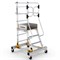 Промышленная алюминиевая лестница-платформа CAGSAN RD0012 - 1,0м 2+1 - фото 382339