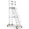 Промышленная алюминиевая лестница-платформа CAGSAN RD0012 - 2,5м 8+1 - фото 382405