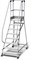 Односторонняя передвижная лестница-платформа Krause Stabilo с высоким ограждением 8 ступеней 820686 - фото 386436