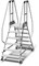 Двусторонняя передвижная лестница-платформа Krause Stabilo с высоким ограждением 2x6 820761 - фото 386463