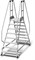 Двусторонняя передвижная лестница-платформа Krause Stabilo с высоким ограждением 2x8 820785 - фото 386475