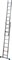 Двухсекционная выдвижная лестница Krause Stabilo +S 2x9 131614 - фото 386827