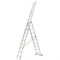 Алюминиевая трехсекционная лестница Эйфель Гранит 3х10 - фото 400613