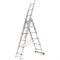 Алюминиевая трехсекционная лестница Эйфель Гранит 3х6 - фото 400618