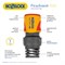 Коннектор HoZelock 2065 Aquastop Plus (15-19 мм) Б0046592 - фото 404094