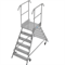Двухсторонняя лестница-платформа Krause 6 ступеней 821225