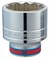 Торцевая 12-гранная головка King Tony дюймовая 1"DR,  3-1/8" 8330A0S - фото 681550