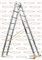 Двухсекционная лестница Эйфель Классик 2х9