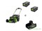 Комплект: Газонокосилка самоходная аккумуляторная 60V GREENWORKS GD60LM51SP + 2 Аккумулятора G60B4 + Быстрое зарядное устройство G60DC10 Greenworks 25143071 - фото 686280