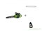 Пила цепная аккумуляторная G-MAX 40V GREENWORKS GD40CS18 с АКБ 5 Ач и ЗУ + цепь + масло в подарок! Greenworks 2005807K5, 29767, 70285160000 - фото 686803