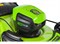 Газонокосилка самоходная бесщеточная аккумуляторная GD-60 60V GREENWORKS GD60LM46SP c АКБ 5АЧ и ЗУ Greenworks 2502907UG - фото 687784