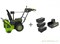 Снегоуборщик аккумуляторный 82V GREENWORKS GD82ST56 + три аккумулятора GD-82 82V G82B5 и зарядное устройство на 2 слота G82C2 82V Greenworks 2602807, 29146072939007 - фото 688123