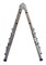 Алюминиевая шарнирная телескопическая лестница Алюмет Classic 4x3 ТТ 43 - фото 689074