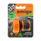 Коннектор для шланга Amigo с soft-покрытием серия XXL 79515 с аквастопом 3/4" - фото 693019
