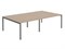 Стол для переговоров ПРАКТИК NT 240х144 вяз натуральный/антрацит К35399082416 - фото 709598