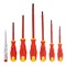 Набор отверток диэлектрических до 1000 В, 7 шт, тестер, CrV, двухкомпонентные рукоятки Сибртех 12936 - фото 724745