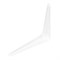 Кронштейн угловой с ребром, 125х150 мм, белый Сибртех 93951 - фото 726920