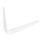 Кронштейн угловой с ребром, 150х200 мм, белый Сибртех 93952 - фото 726928