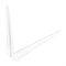 Кронштейн угловой с ребром, 200х250 мм, белый Сибртех 93953 - фото 726972