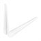 Кронштейн угловой с ребром, 175 х 225 мм, белый Сибртех 94016 - фото 726989