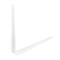 Кронштейн угловой с ребром, 350 х 400 мм, белый Сибртех 94019 - фото 727022