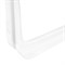 Кронштейн угловой с ребром, 350 х 400 мм, белый Сибртех 94019 - фото 727024
