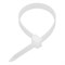 Хомуты, 200 х 8 мм, пластиковые, белые, 100 шт Сибртех 45558 - фото 727743