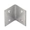 Уголок мебельный, 2 мм, 30 х 30 х 40 мм, цинк Сибртех 46511 - фото 727837
