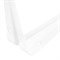 Кронштейн угловой с ребром, 75 х 100 мм, белый Сибртех 94014 - фото 727924