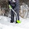 Лопата для уборки снега стальная, 470 х 350 х 1320 мм, стальной черенок, Сибртех 61621 - фото 728982