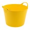 Ведро гибкое сверхпрочное, 14 л, желтое, Сибртех 67502 - фото 729345