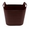 Ведро гибкое сверхпрочное, 26 л, коричневое, Сибртех 67509 - фото 729391