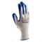 Перчатки полиэфирные с синим нитрильным покрытием, размер L, 15 класс вязки Сибртех 67862 - фото 729443
