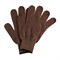 Перчатки трикотажные, акрил, коричневый, оверлок Сибртех 68653 - фото 729476