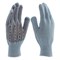 Перчатки трикотажные, акрил, ПВХ гель, "Протектор", цвет зенит, оверлок Сибртех 68666 - фото 729541