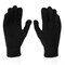Перчатки трикотажные, акрил, двойные, черный, двойная манжета Сибртех 68681 - фото 729560