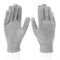 Перчатки трикотажные, акрил, двойные, серая туча, двойная манжета Сибртех 68682 - фото 729571